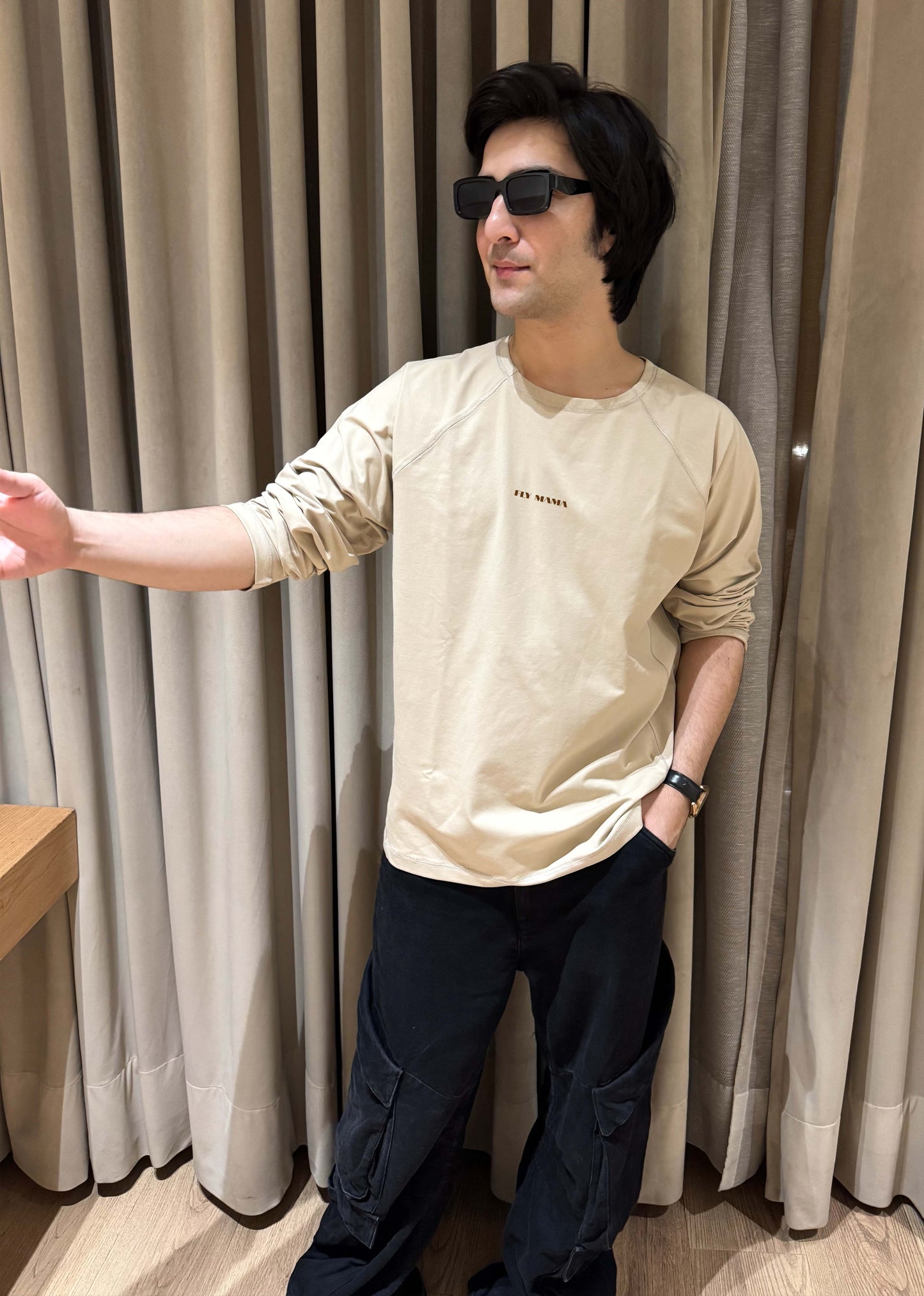 Dune Four-way Stitch - Sweatshirt ( Beige )