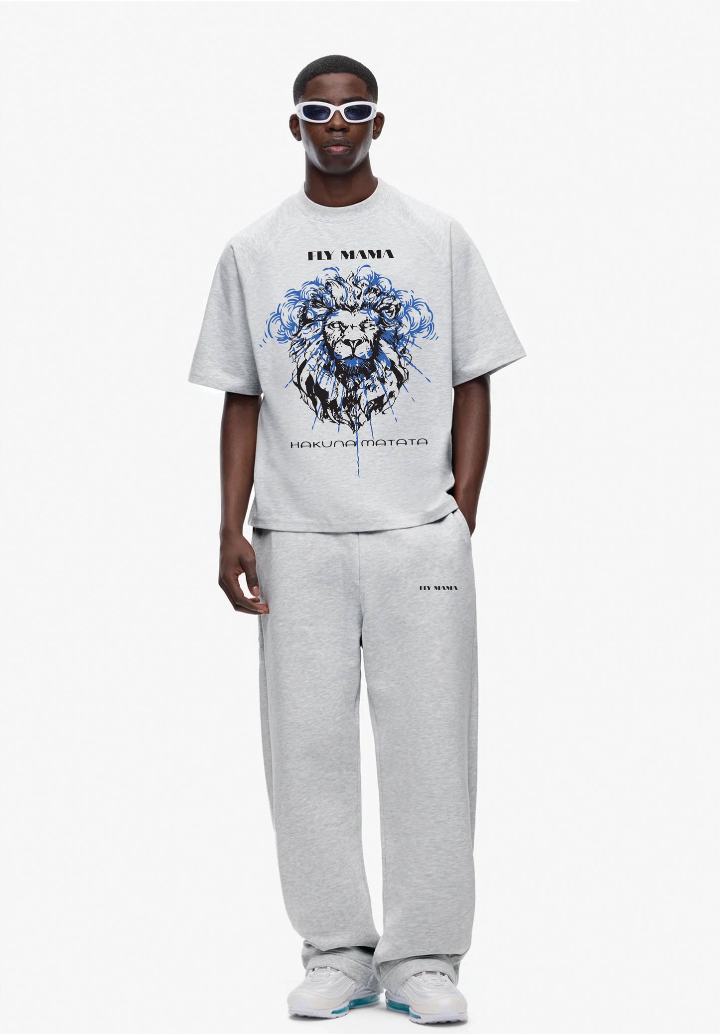 Grey Majesty T-Shirt ( Light Grey )