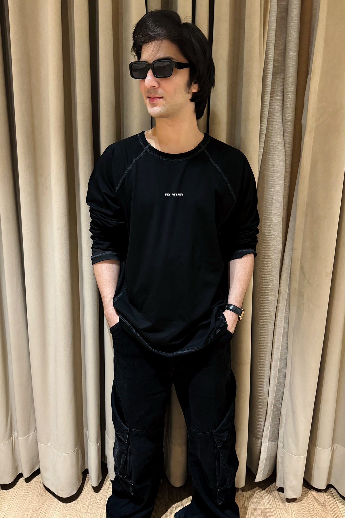 Midnight Stitch Sweatshirt - Black
