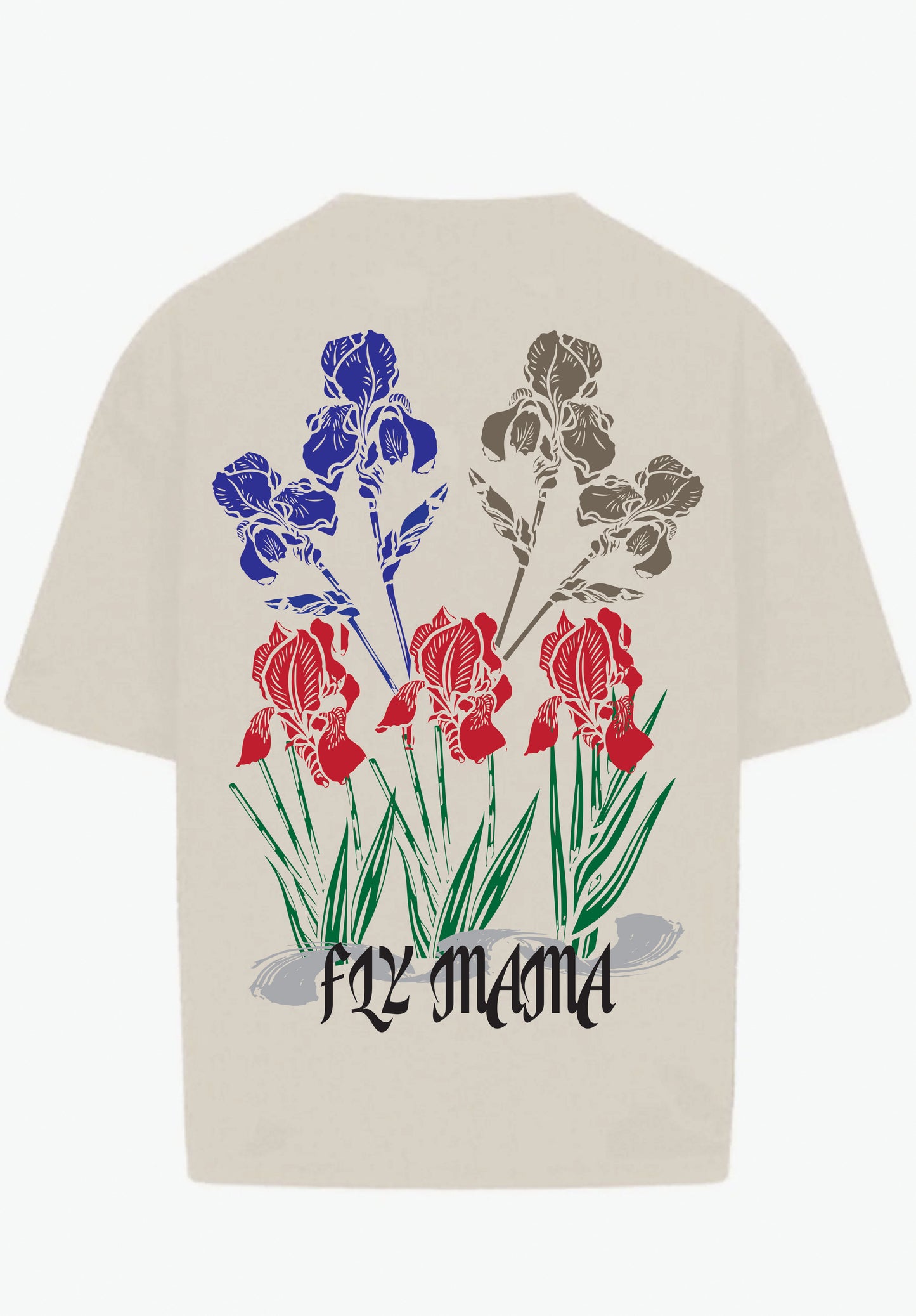 Wild Bloom FM Tee ( Beige )