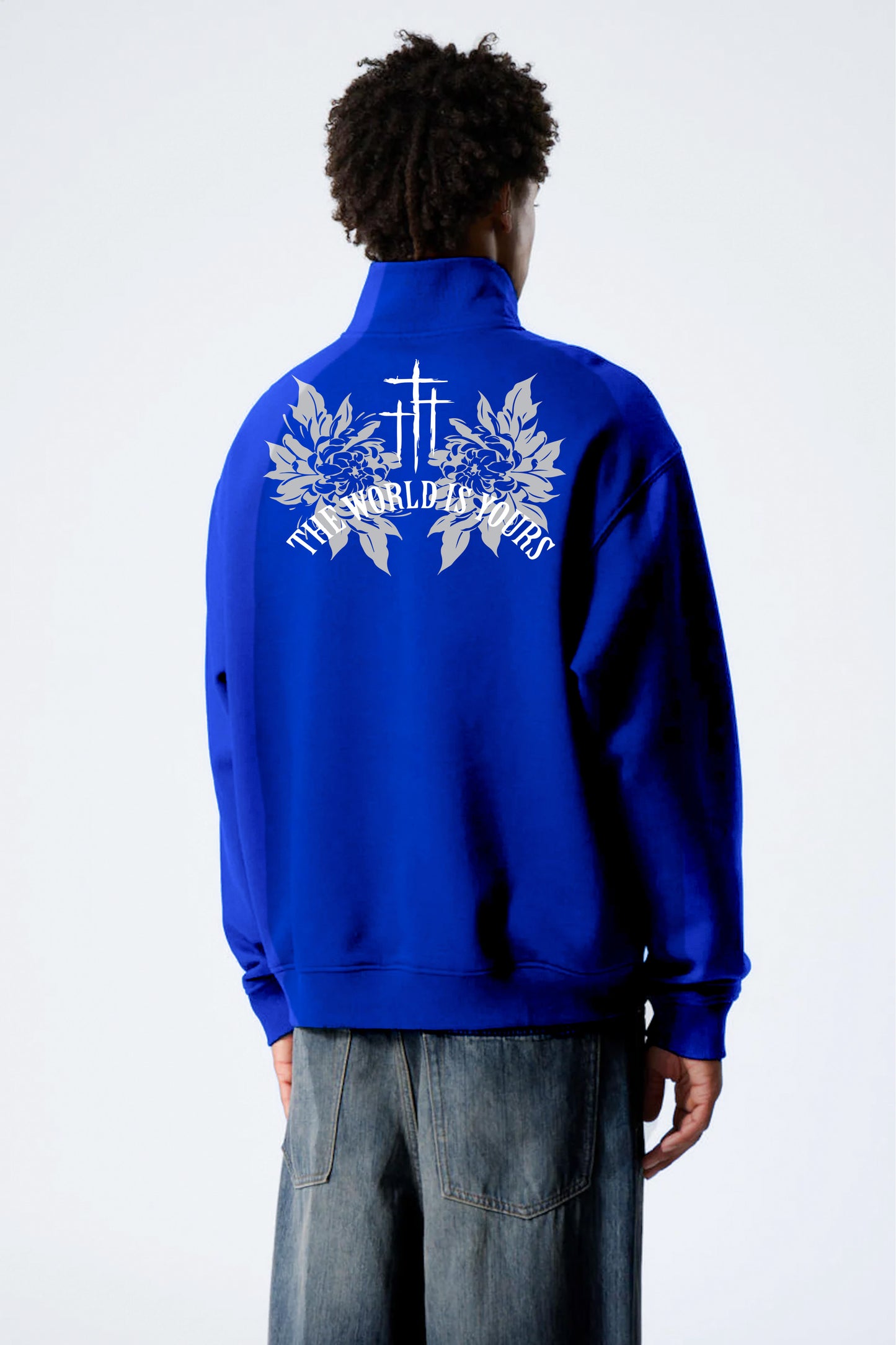 Royal Blue Quad Zip Jacket