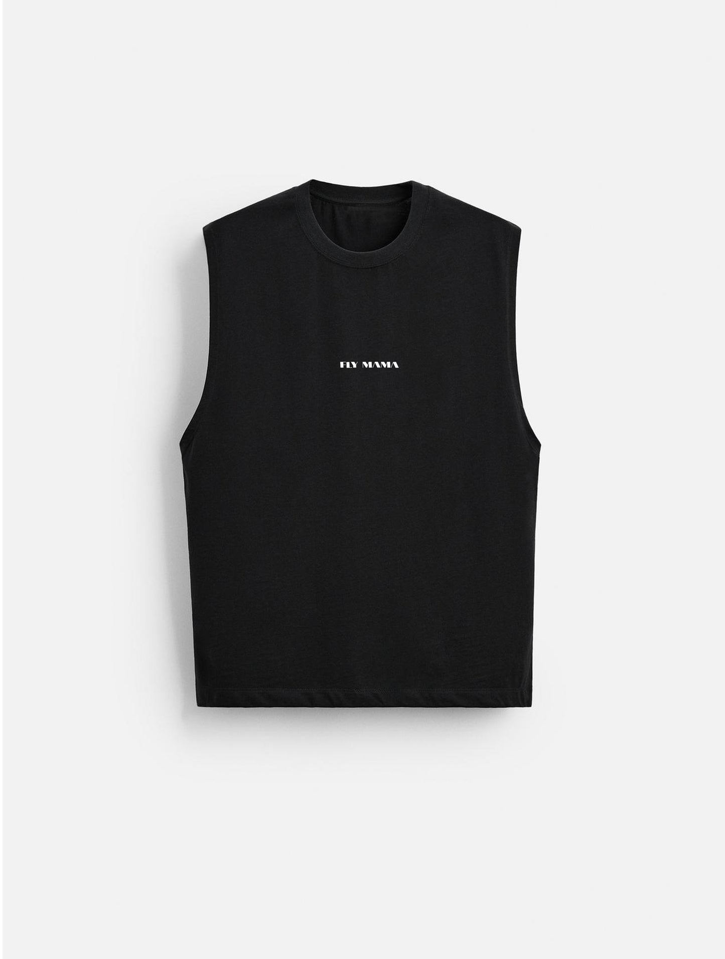 Sleeveless T-shirt - Basic ( Black )