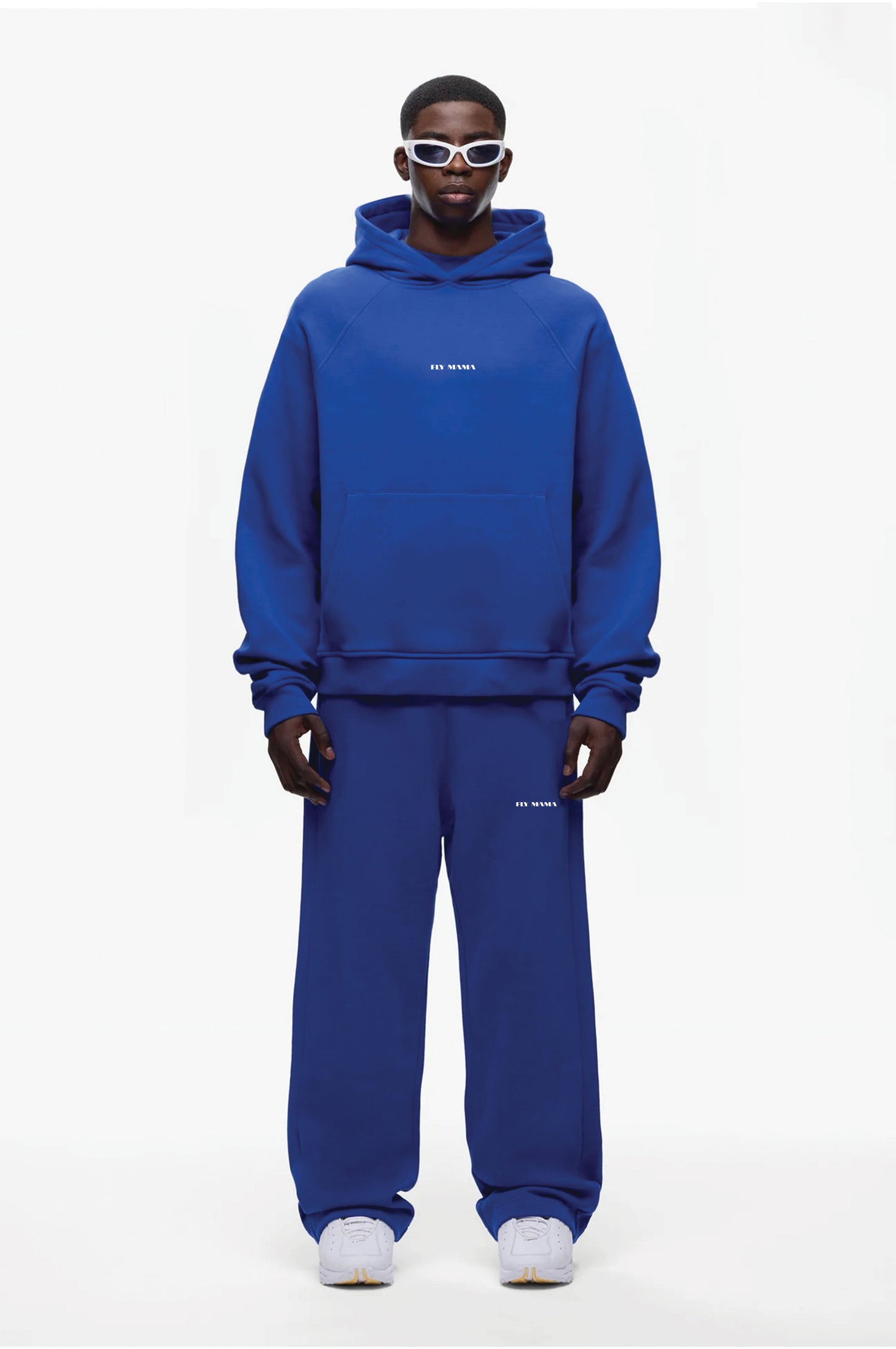 Royal Blue Basic Hoodie set
