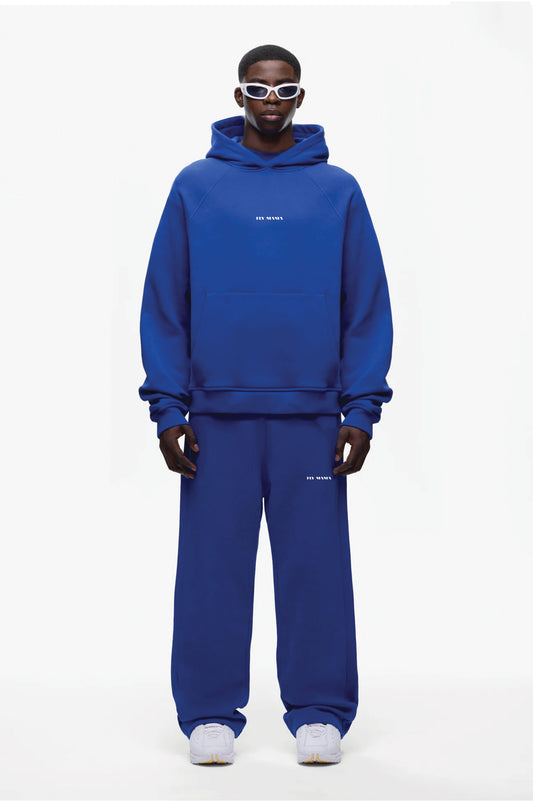 Royal Blue Basic Hoodie set