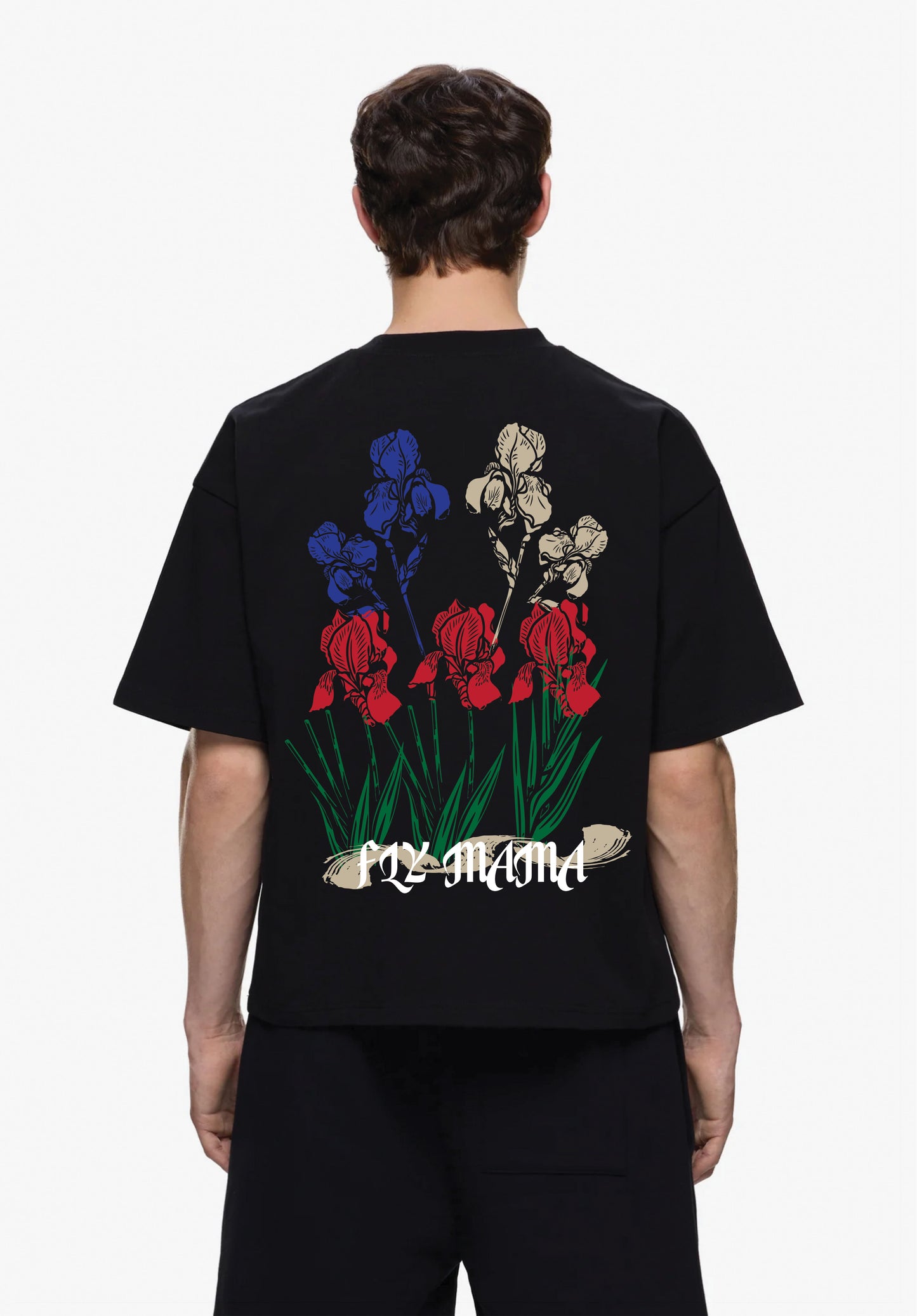 Wild Bloom ( Black T-shirt )