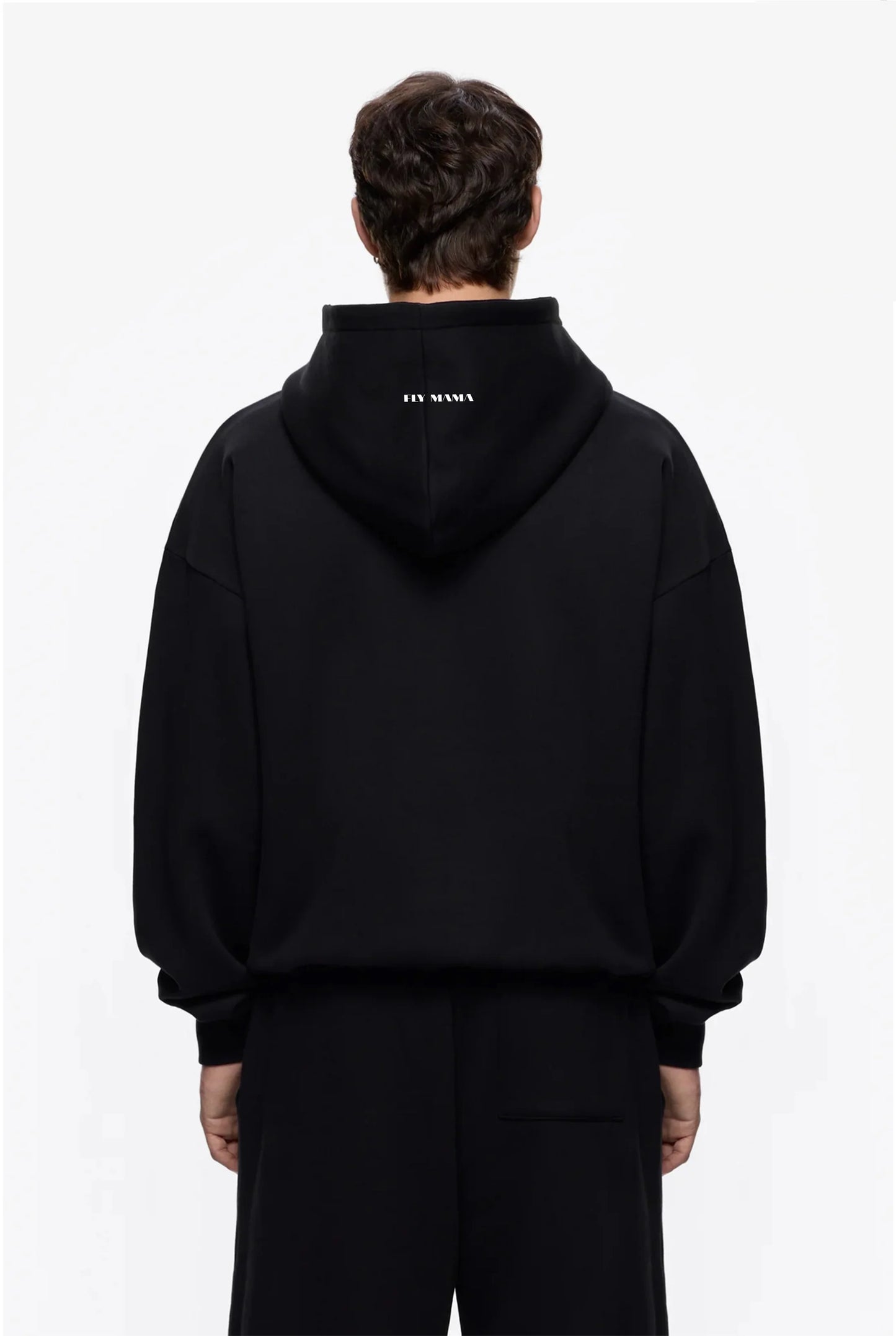 Black Basics Hoodie Set