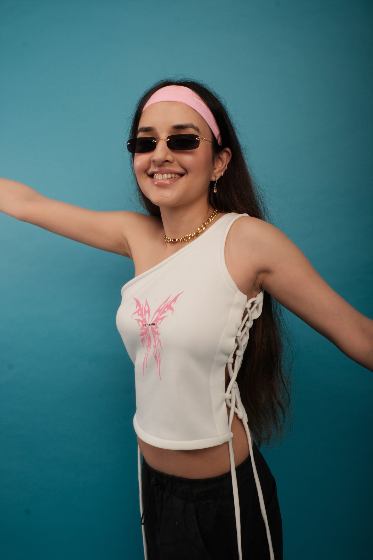 BUTTERFLY BREEZE CROP TOP