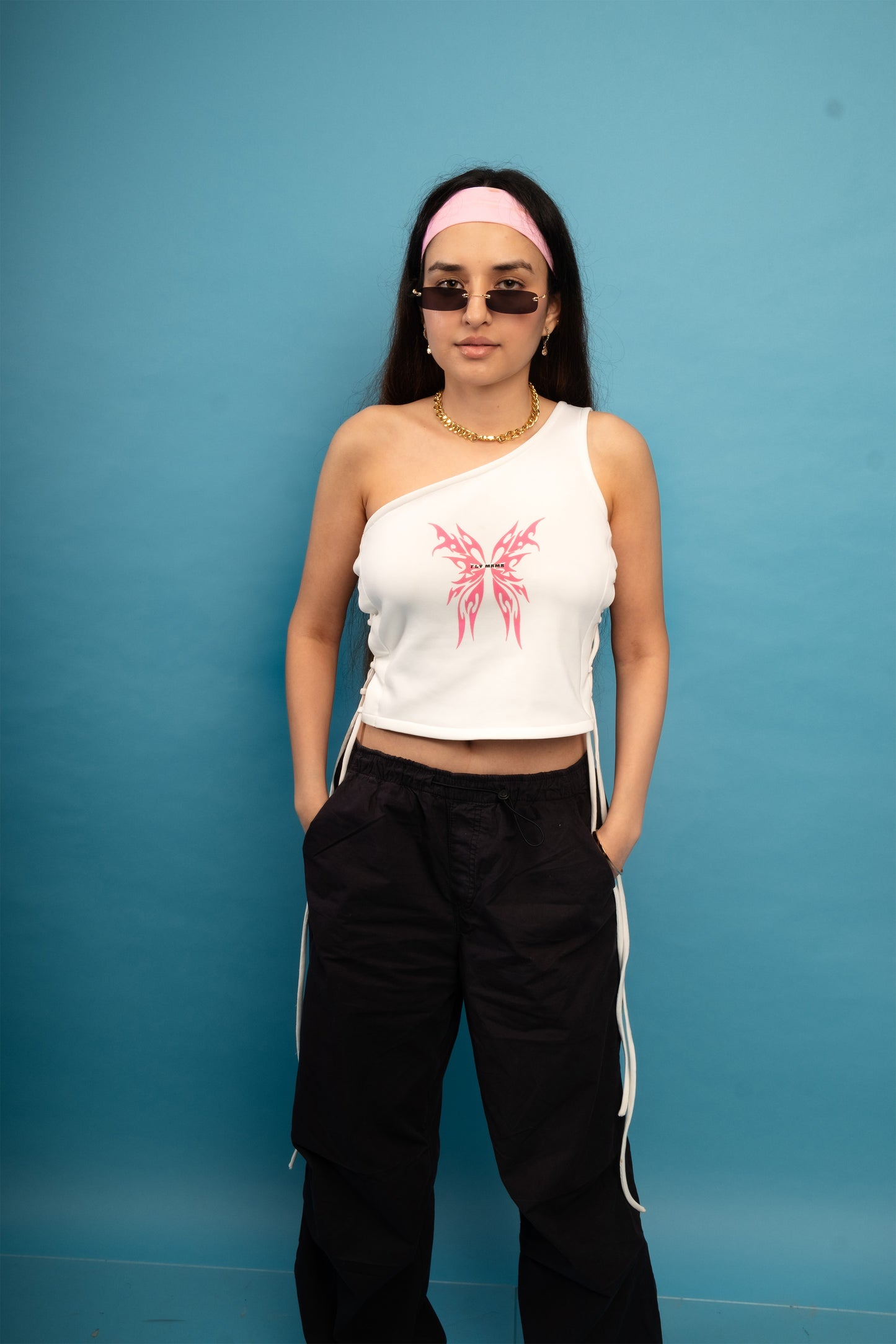 BUTTERFLY BREEZE CROP TOP