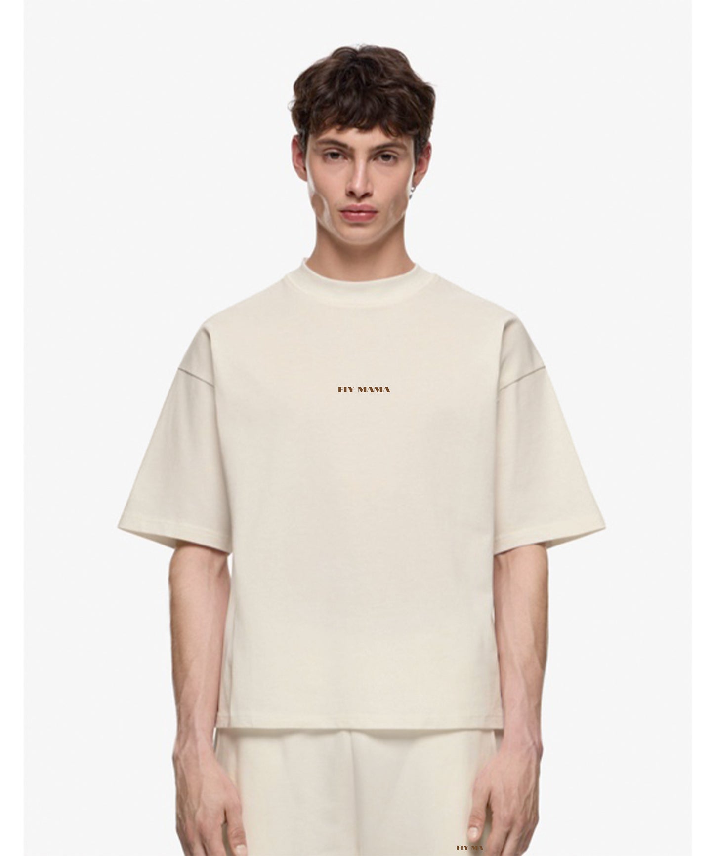 Essential Cream | Basic Oversized t-shirt