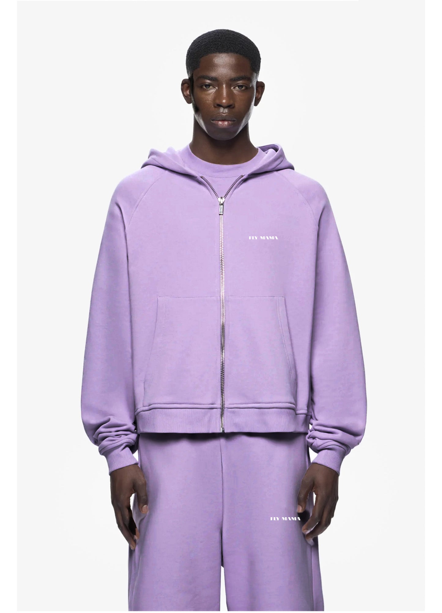 Lavender Zipper Jacket