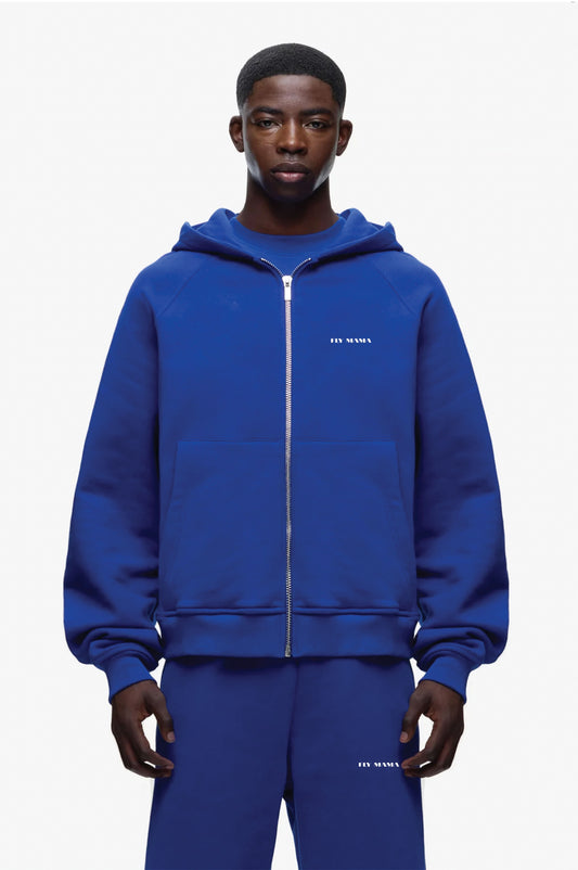 Royal blue Zipper Jacket