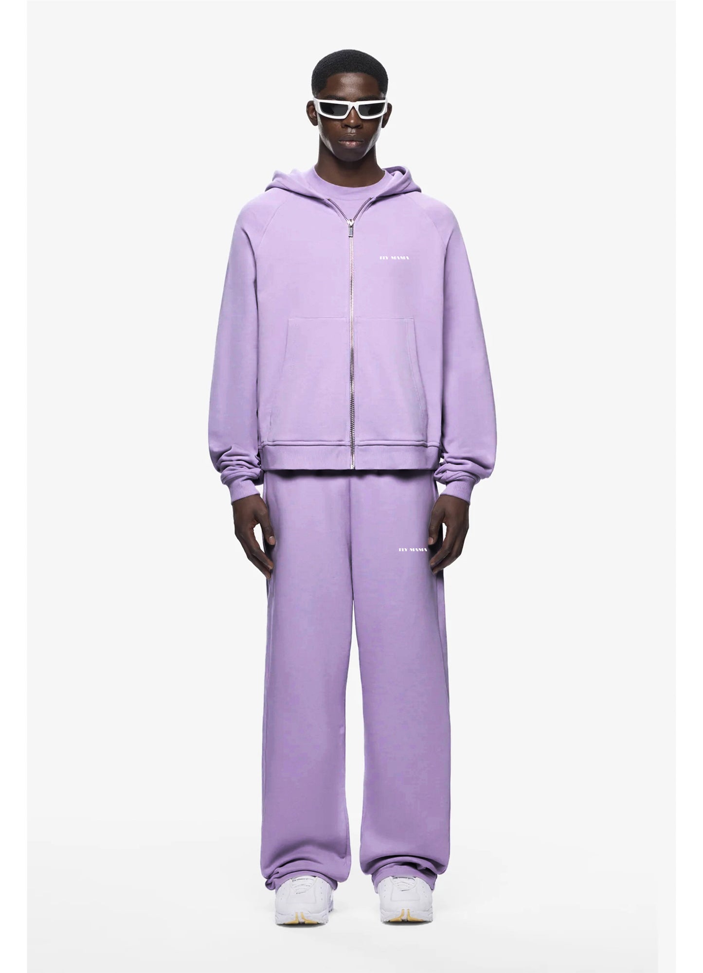 Lavender Zipper Jacket