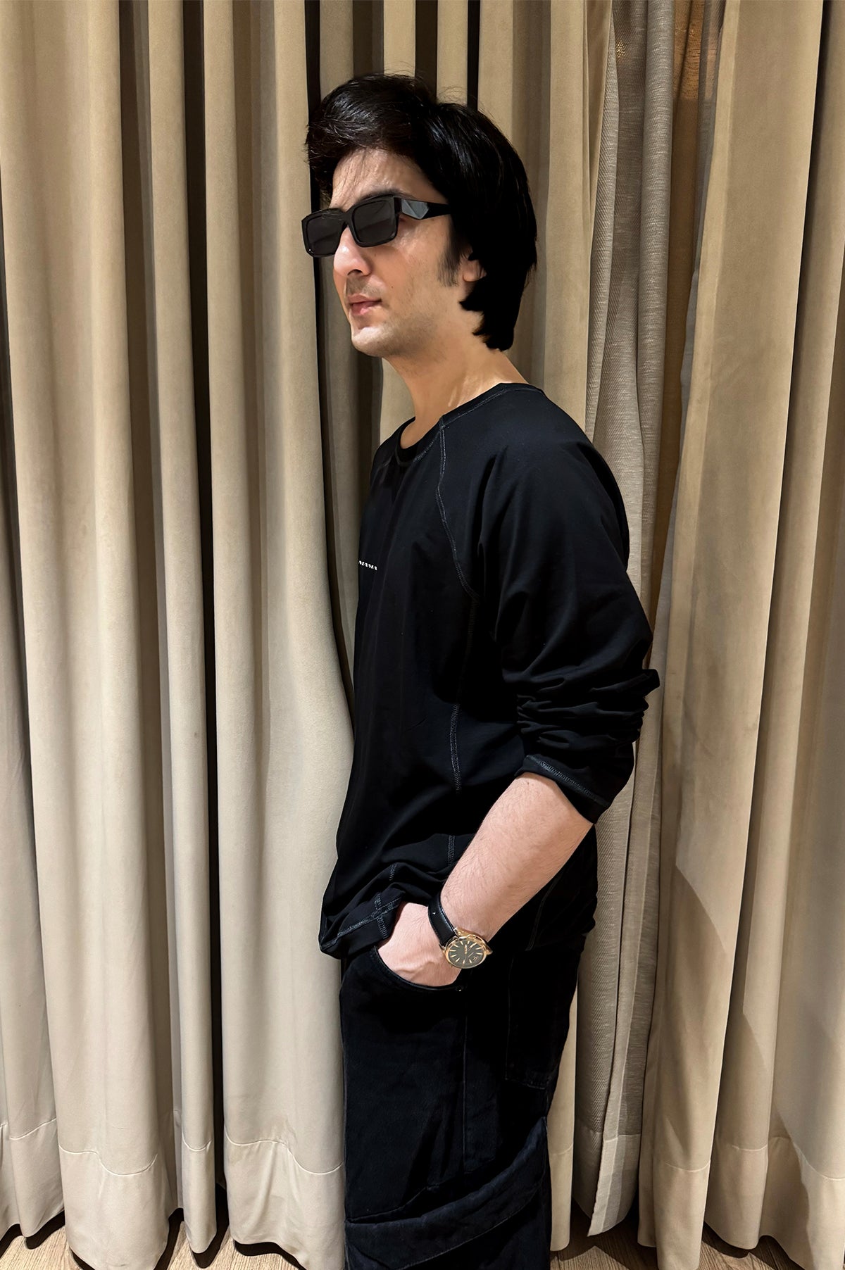 Midnight Stitch Sweatshirt - Black