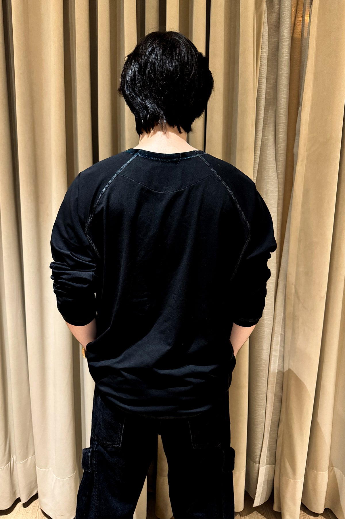 Midnight Stitch Sweatshirt - Black