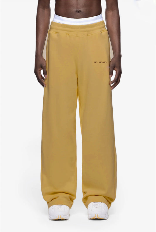 WIDE SWEAT PANTS ( CARAMEL )