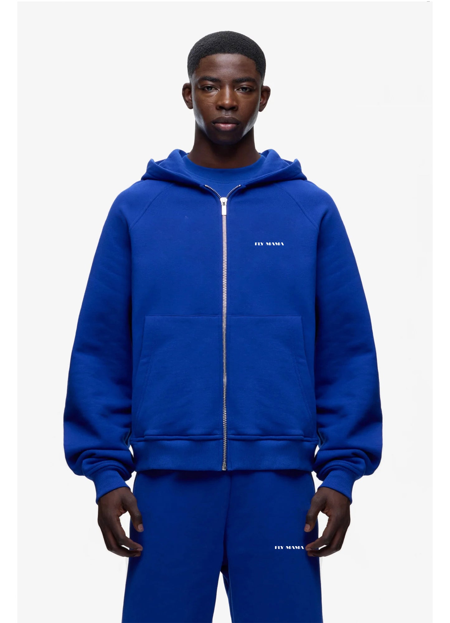 Royal blue Zipper Jacket