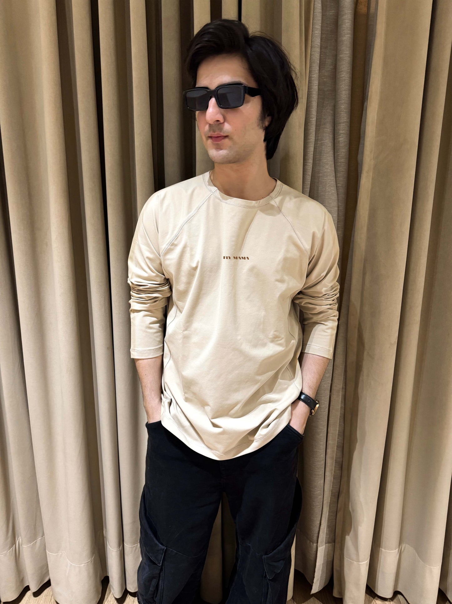 Dune Four-way Stitch -  Sweatshirt ( Beige )