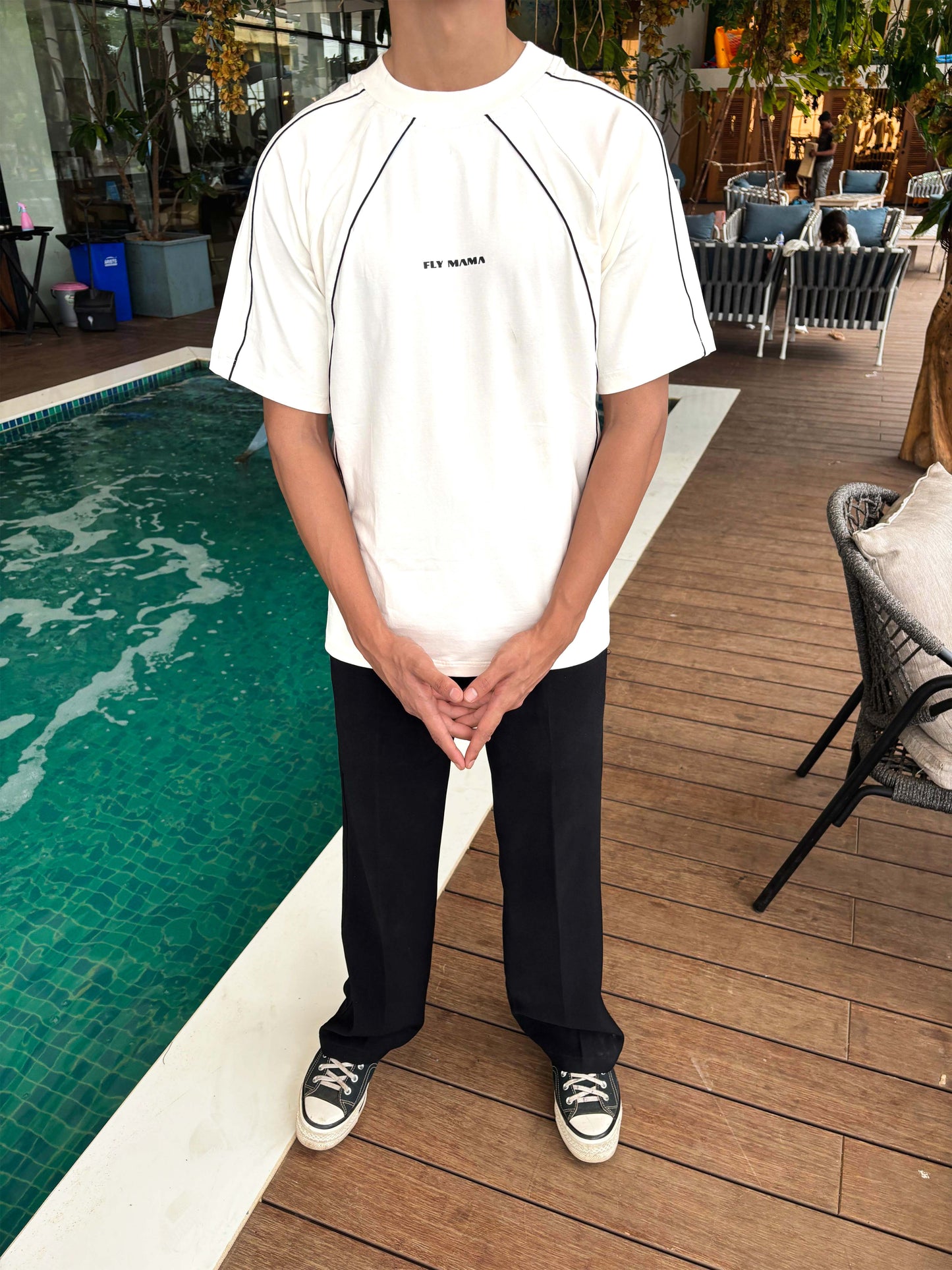 Mistline / Signature Piping T-shirt