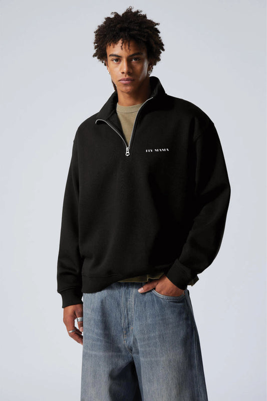 Black Quad Zip Jacket