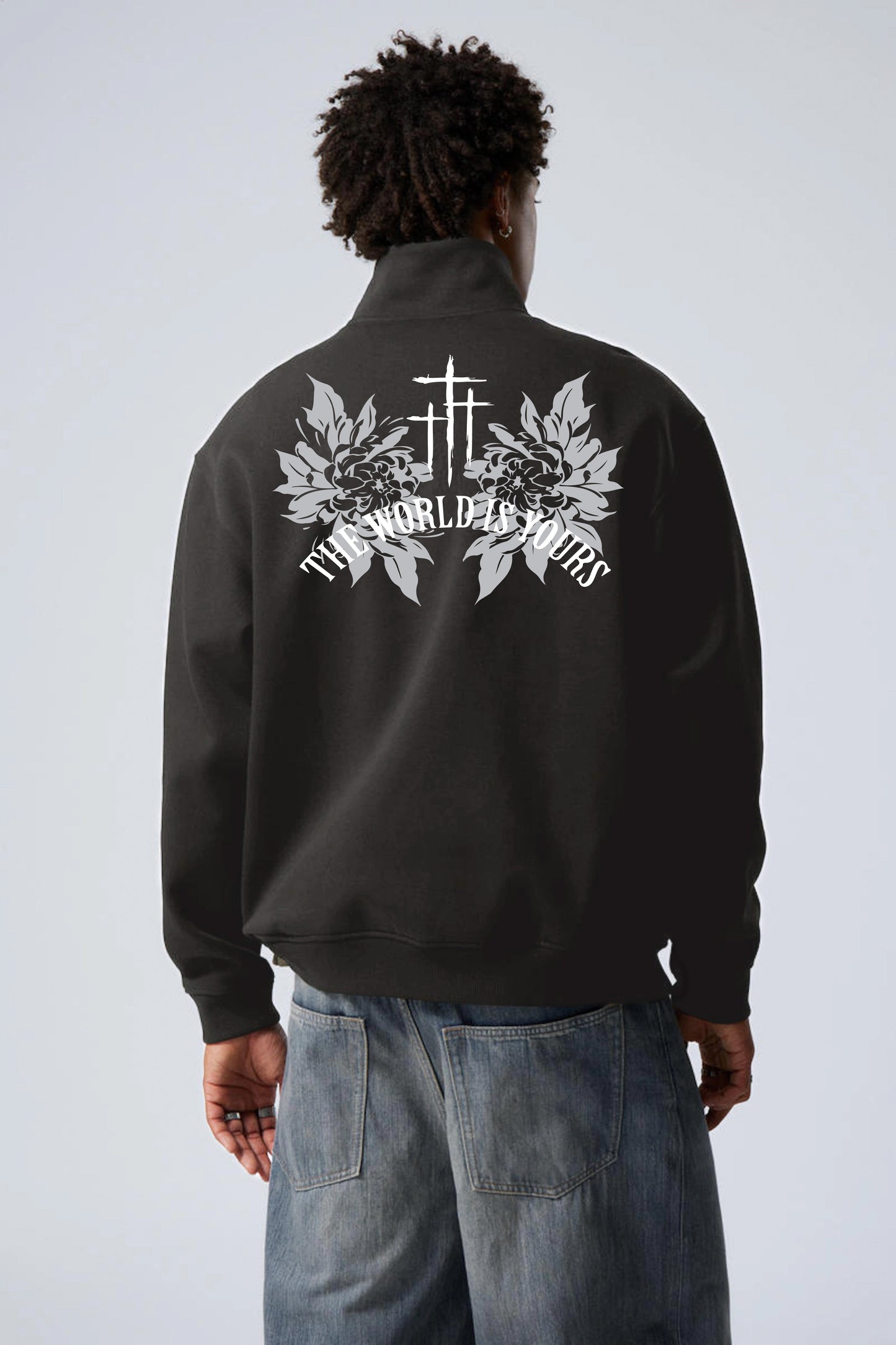 Grey Quad Zip Jacket