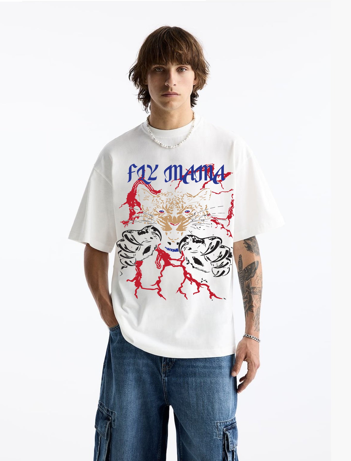 Thunderclaw tee - White