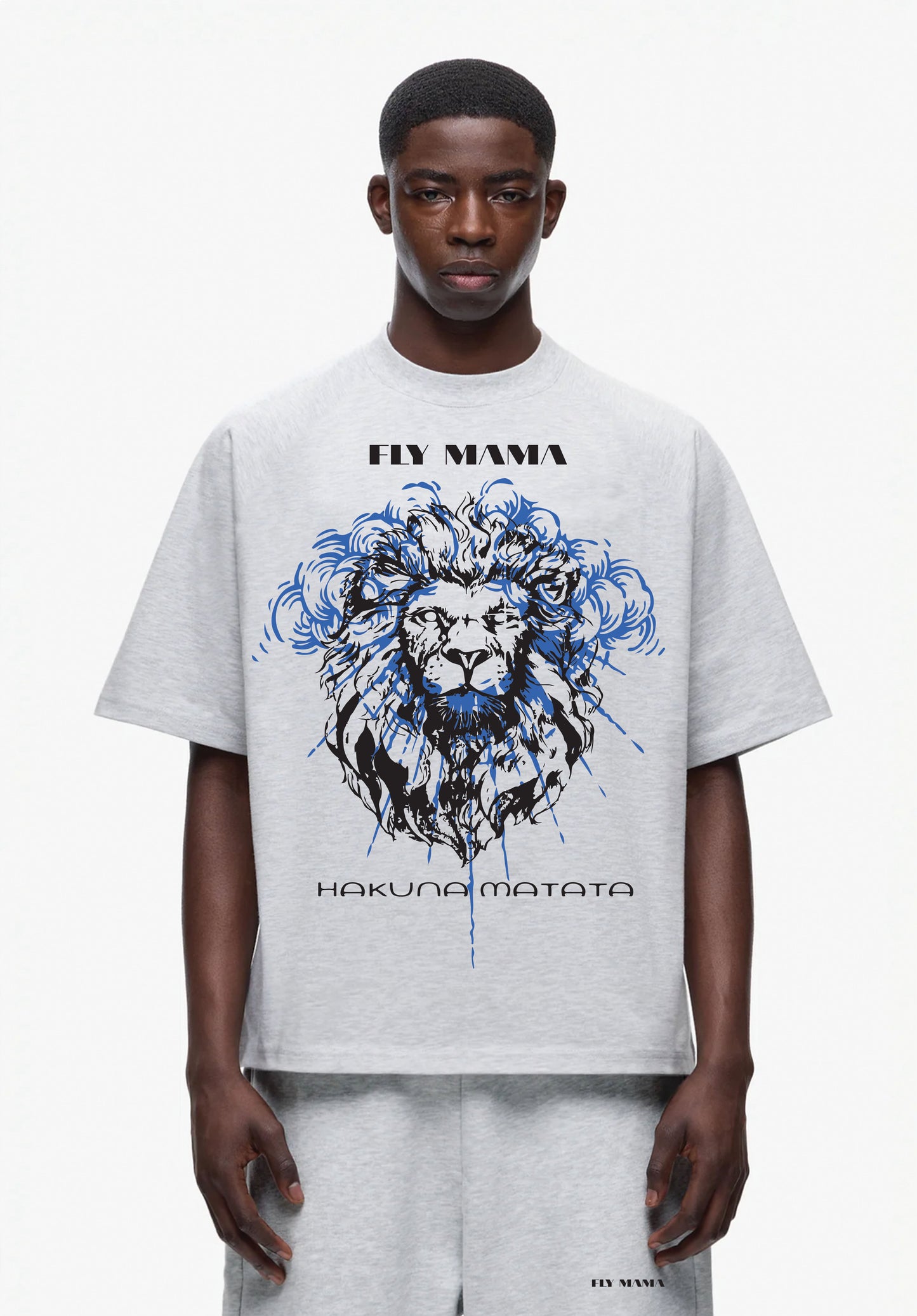 Grey Majesty T-Shirt ( Light Grey )