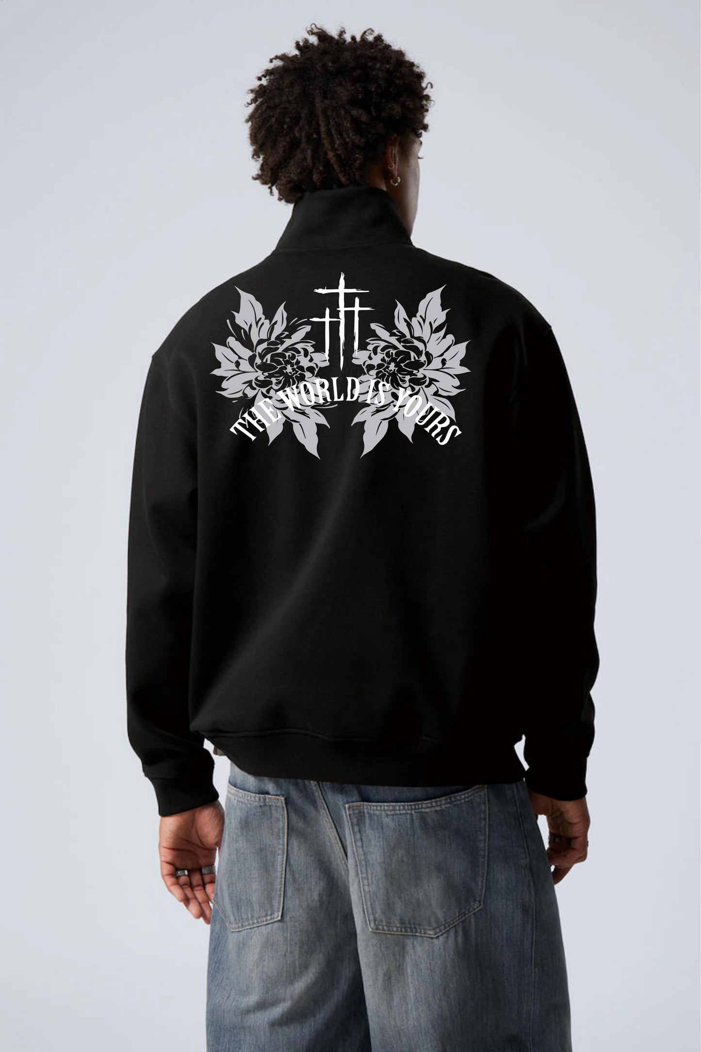 Black Quad Zip Jacket