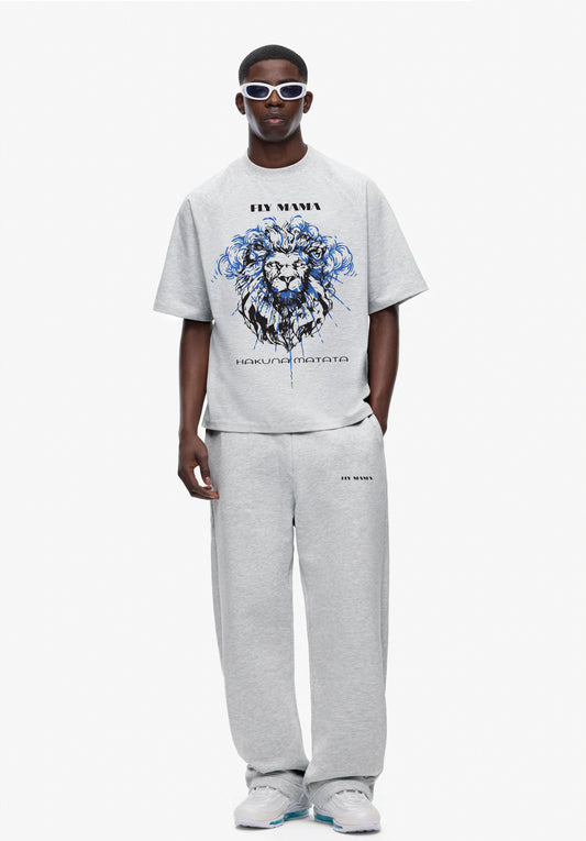 Grey Majesty T-Shirt ( Light Grey )