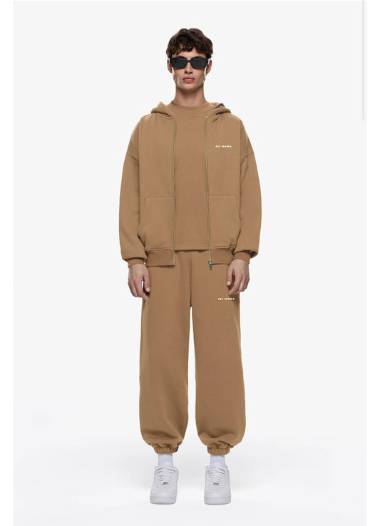 Caramel Zipper Co-ord set