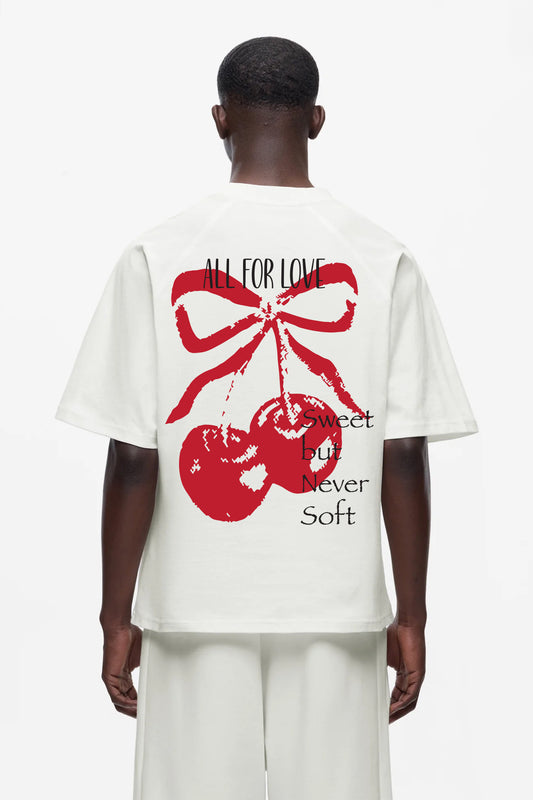 All for love Tee (Off white )