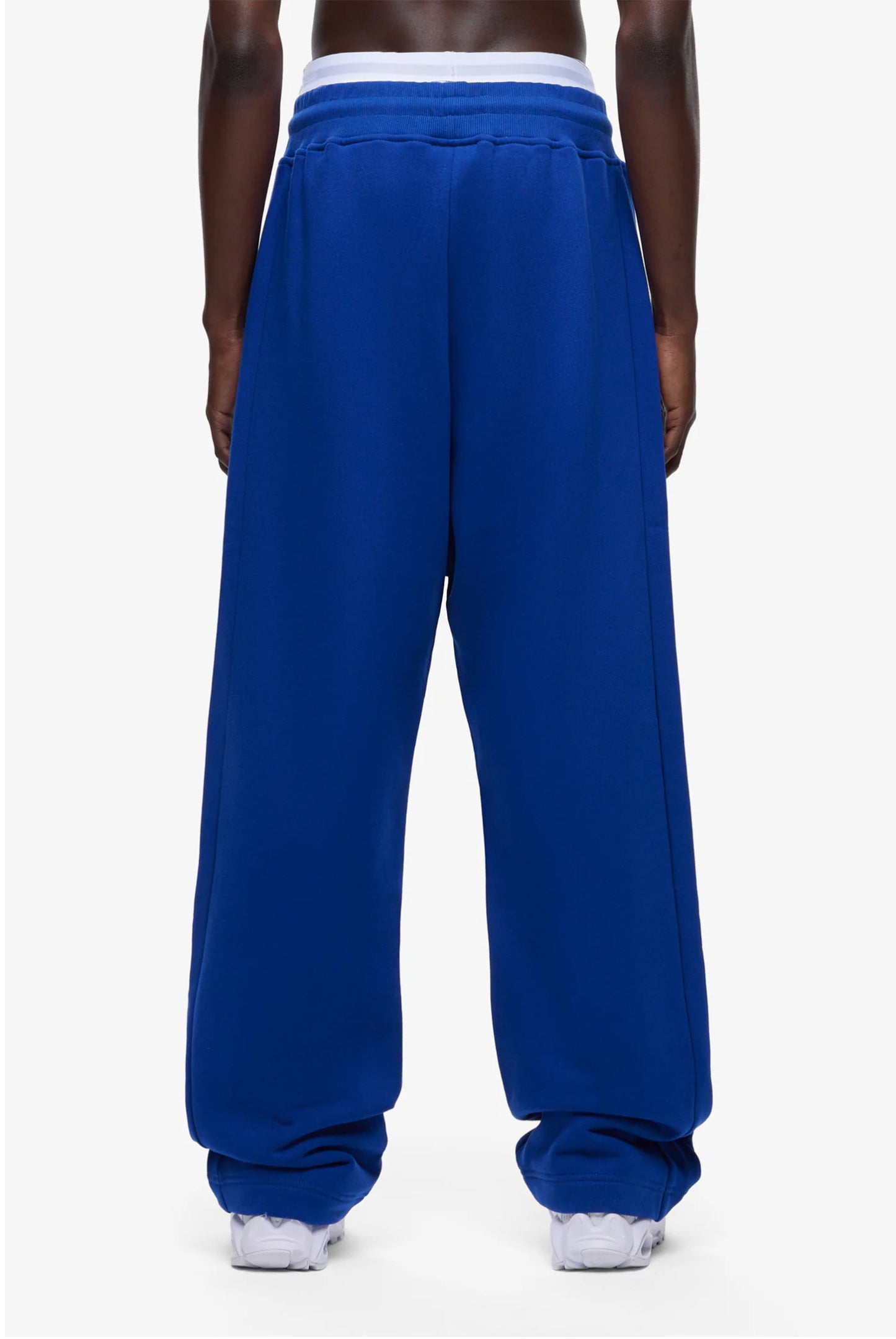 WIDE SWEAT PANTS ( BLUE )