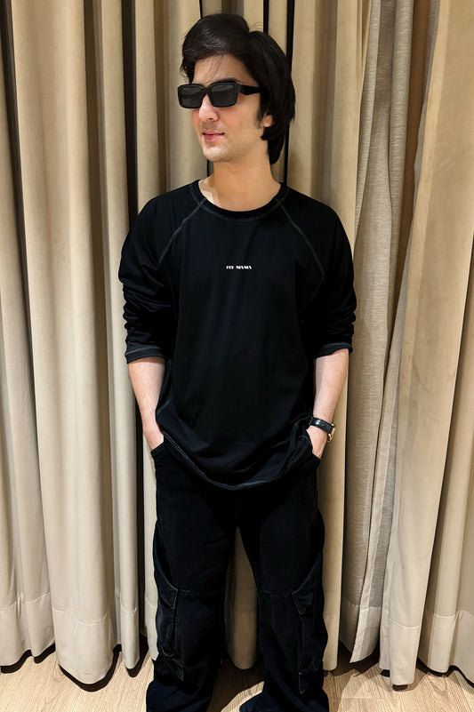 Midnight Stitch Sweatshirt - Black