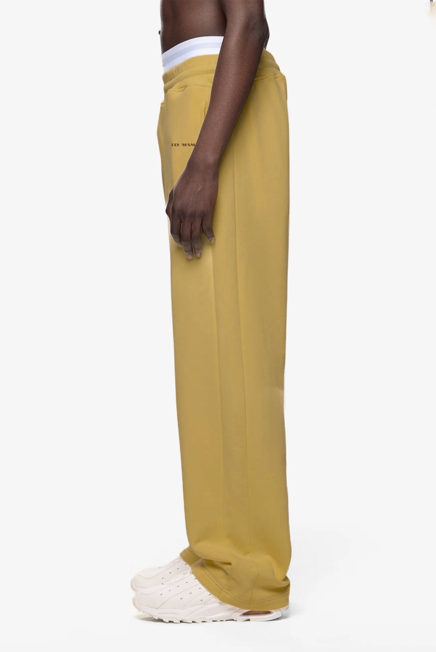 WIDE SWEAT PANTS ( CARAMEL )