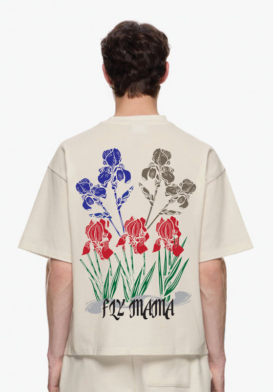 Wild Bloom FM Tee ( Beige )