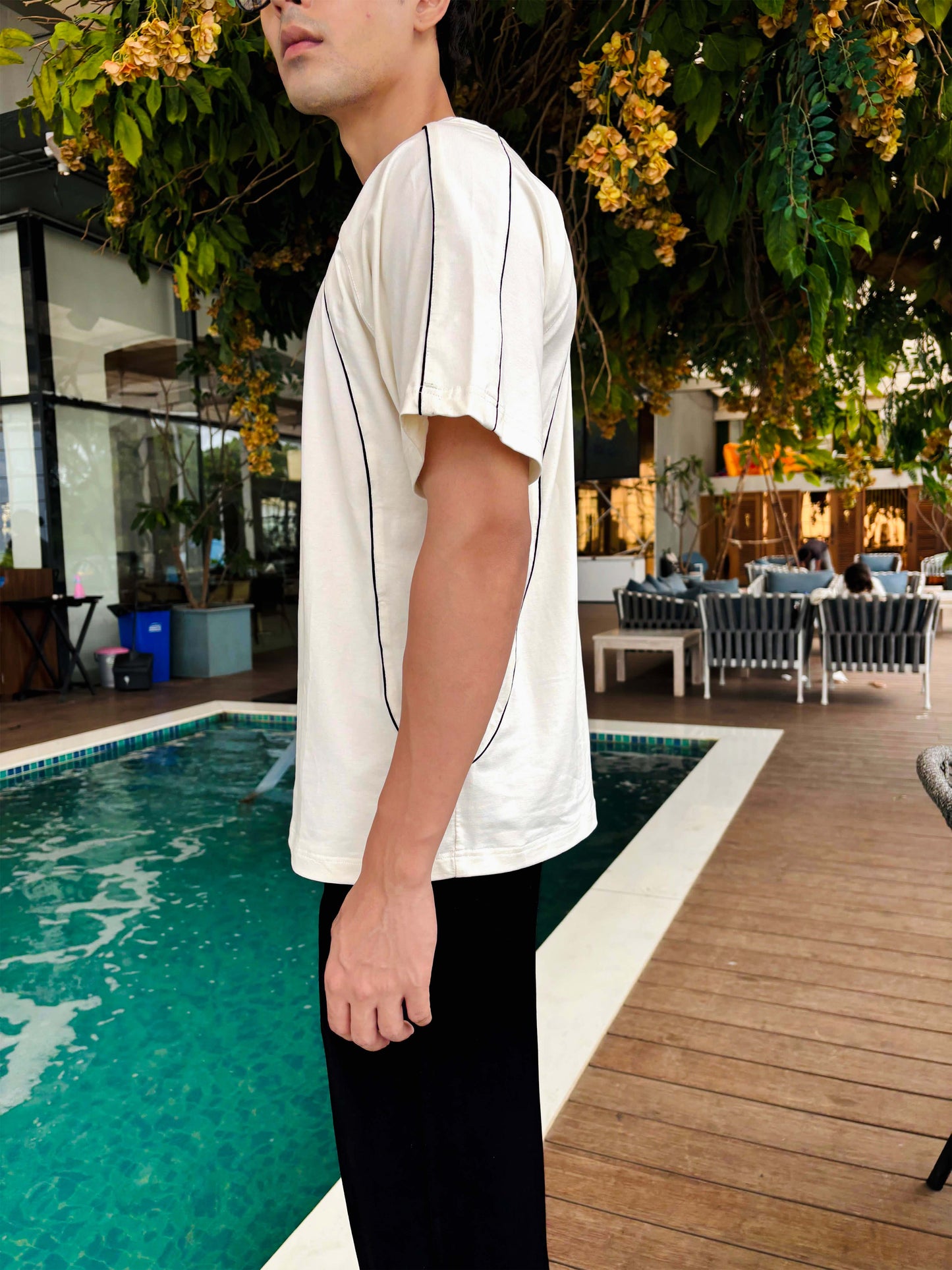 Mistline / Signature Piping T-shirt