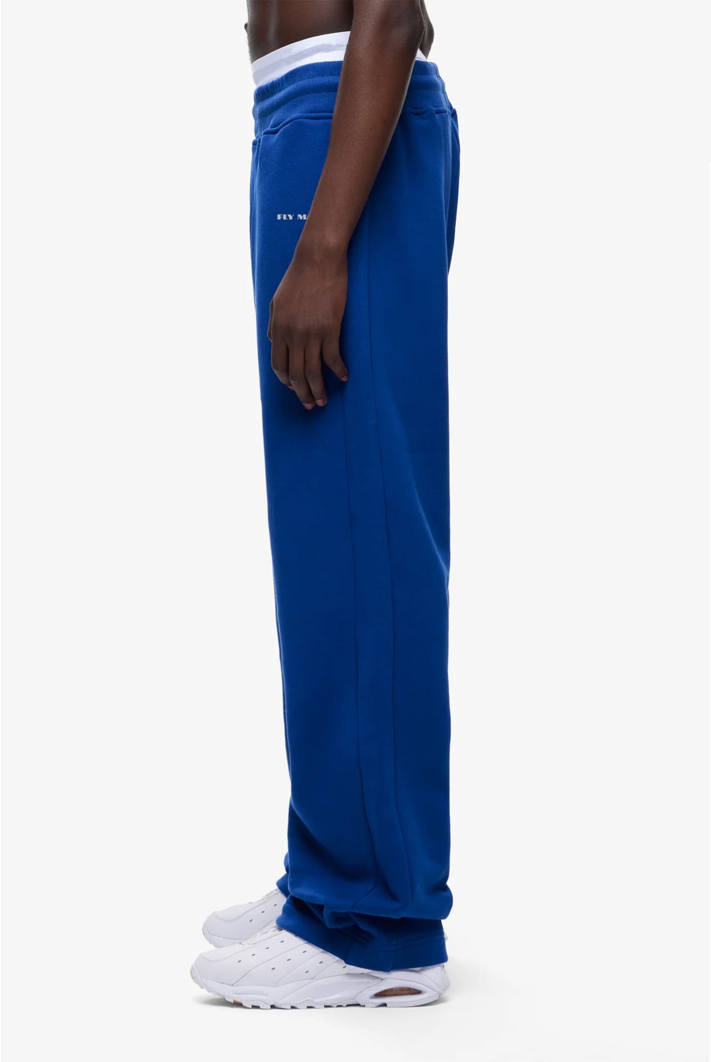 WIDE SWEAT PANTS ( BLUE )